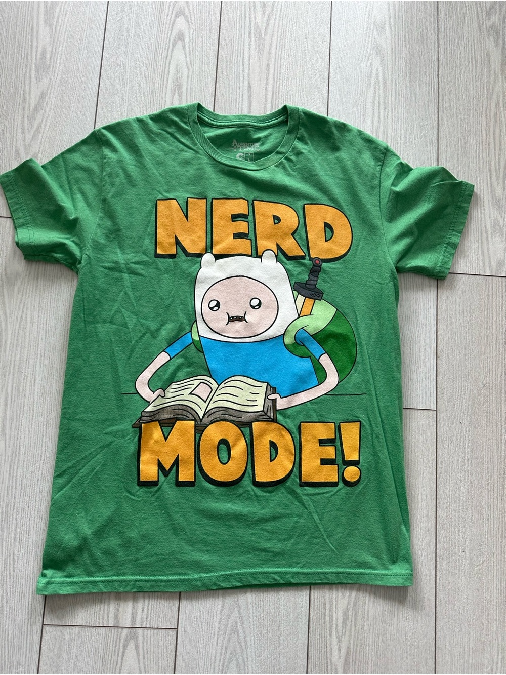 Adventure Time Green Logo Graphic Tee